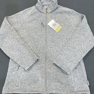 Edwards Men's Sweater Knit Fleece Jacket Size M